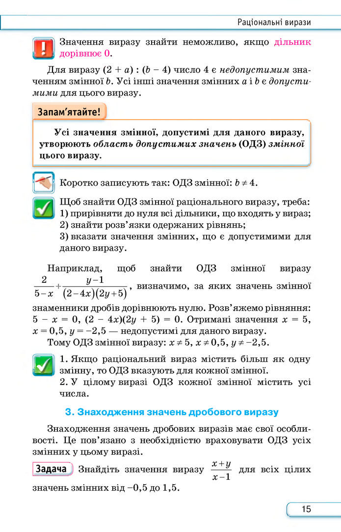 Підручник Алгебра 8 клас Тарасенкова (2025)