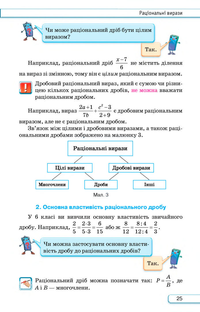 Підручник Алгебра 8 клас Тарасенкова (2025)