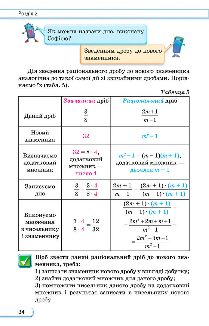 Підручник Алгебра 8 клас Тарасенкова (2025)