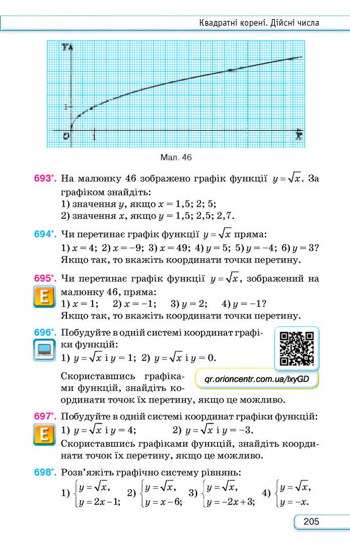 Підручник Алгебра 8 клас Тарасенкова (2025)