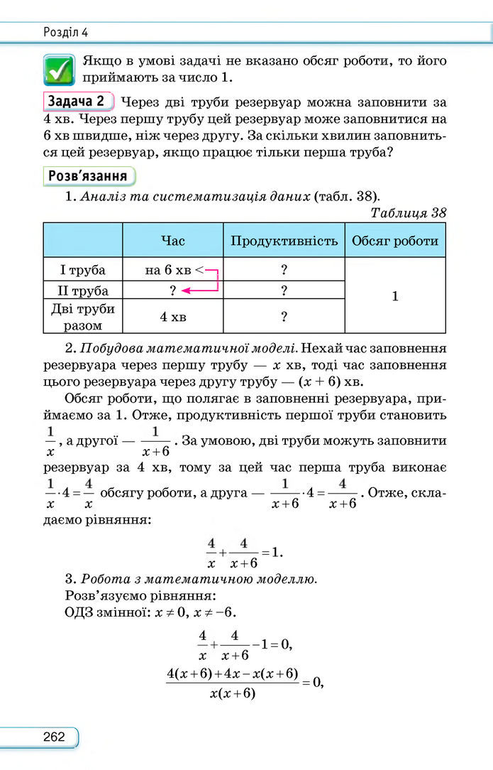Підручник Алгебра 8 клас Тарасенкова (2025)