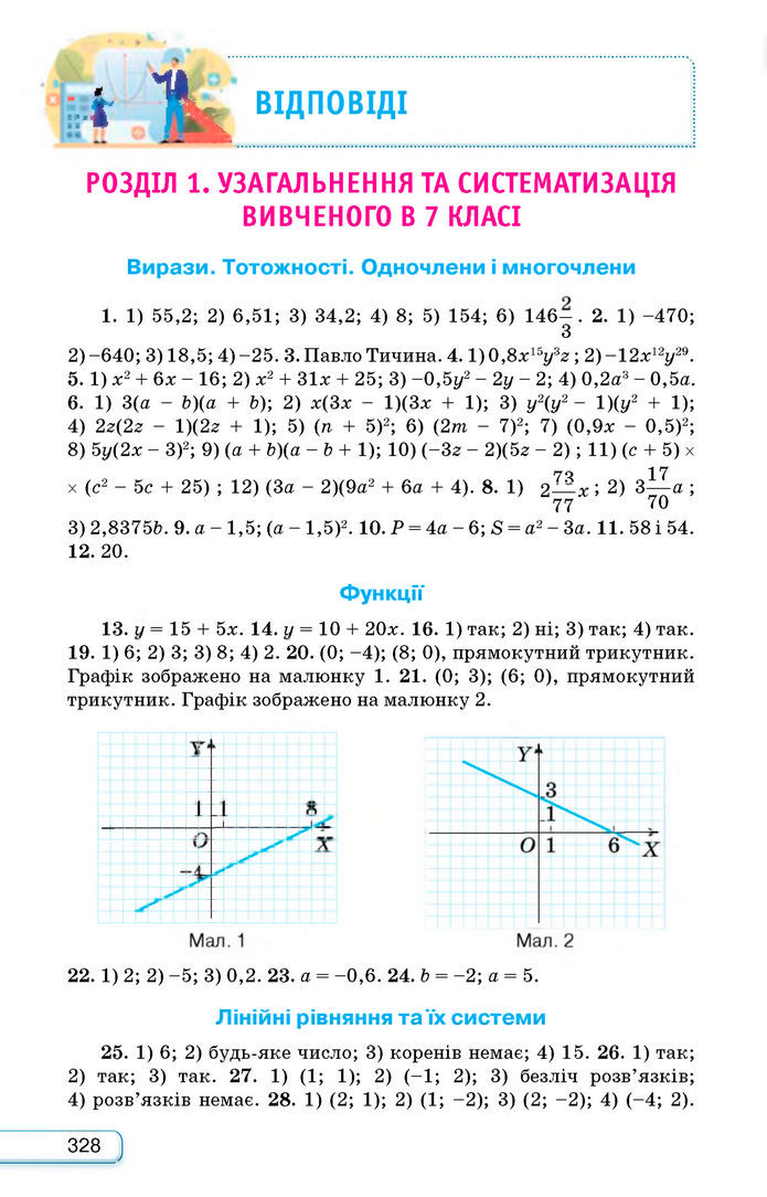 Підручник Алгебра 8 клас Тарасенкова (2025)