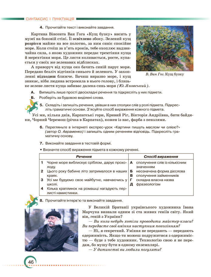Підручник Українська мова 8 клас Авраменко (2025)