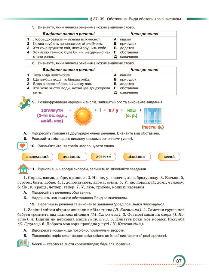 Підручник Українська мова 8 клас Авраменко (2025)