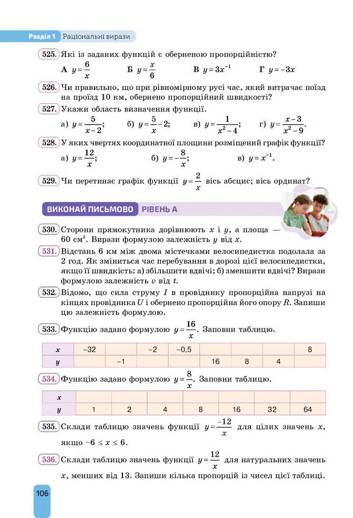 Підручник Алгебра 8 клас Бевз (2025)