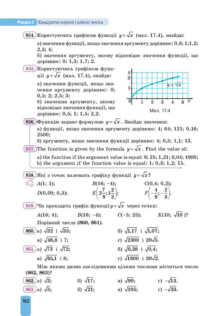 Підручник Алгебра 8 клас Бевз (2025)