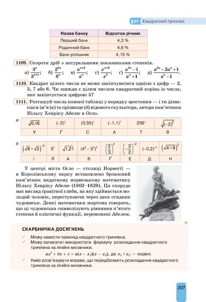 Підручник Алгебра 8 клас Бевз (2025)