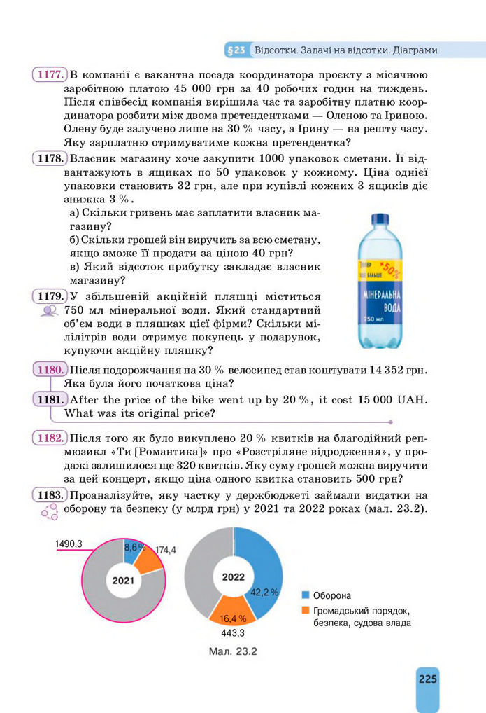 Підручник Алгебра 8 клас Бевз (2025)