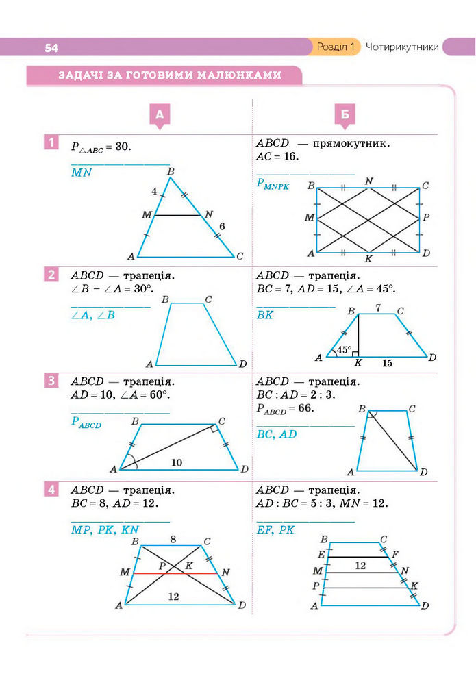 Підручник Геометрія 8 клас Бевз (2025)