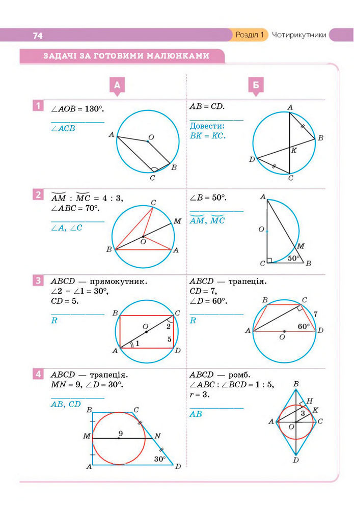 Підручник Геометрія 8 клас Бевз (2025)