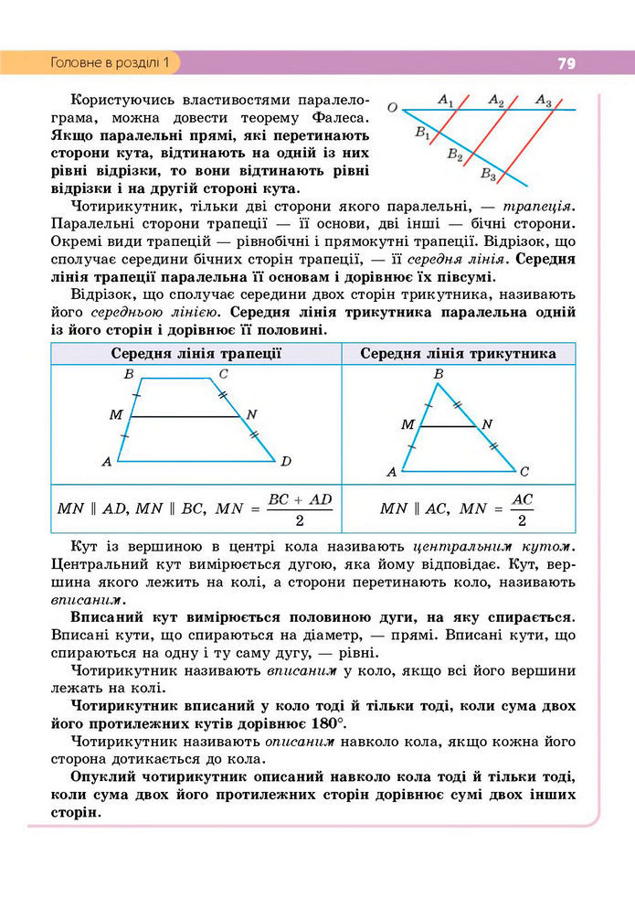 Підручник Геометрія 8 клас Бевз (2025)