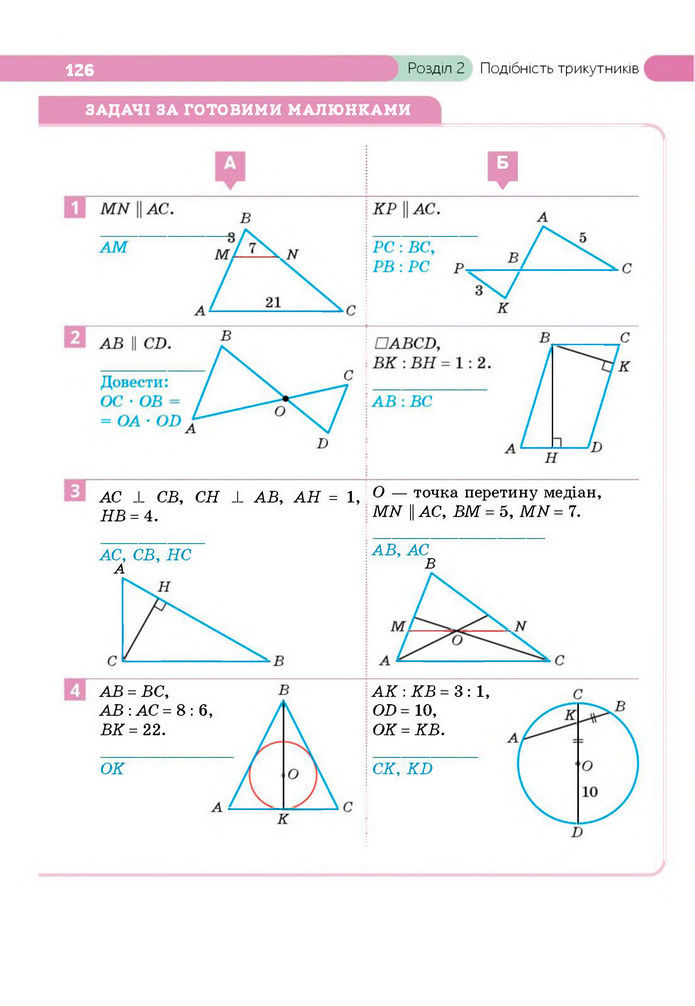 Підручник Геометрія 8 клас Бевз (2025)