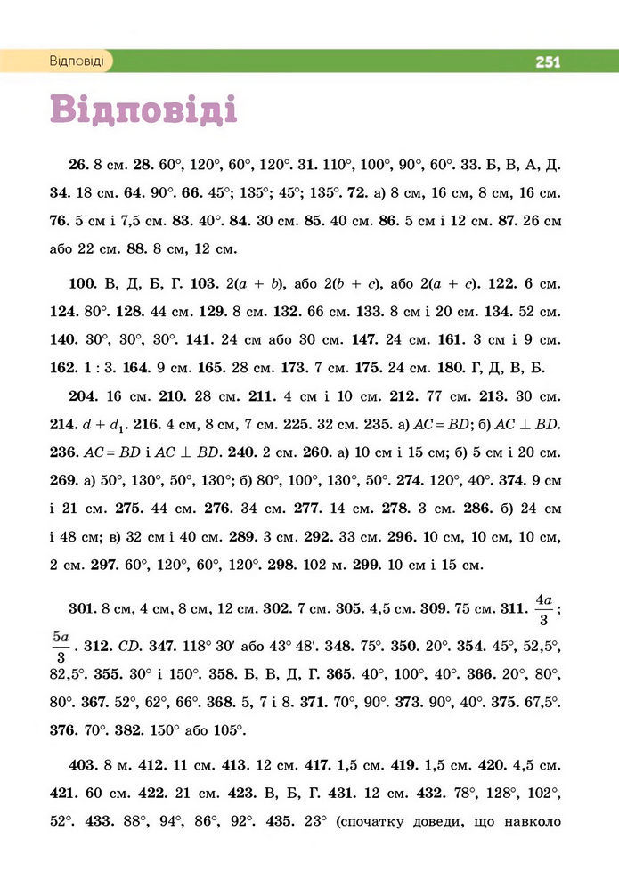 Підручник Геометрія 8 клас Бевз (2025)