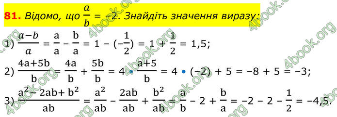 ГДЗ Алгебра 8 клас Мерзляк (2025)