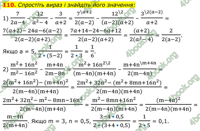 ГДЗ Алгебра 8 клас Мерзляк (2025) ГДЗ Алгебра 8 клас Мерзляк (2025)
