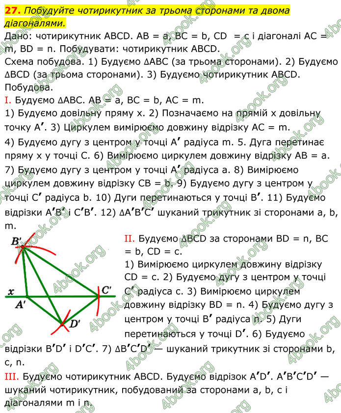 ГДЗ Геометрія 8 клас Мерзляк (2025)