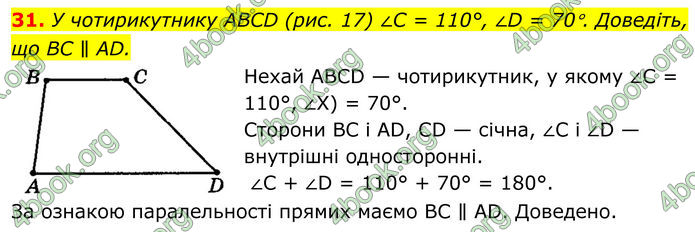 ГДЗ Геометрія 8 клас Мерзляк (2025)