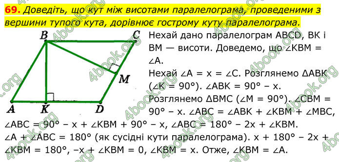 ГДЗ Геометрія 8 клас Мерзляк (2025)