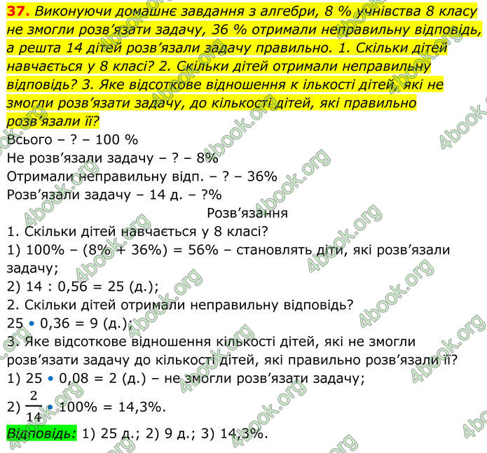 ГДЗ Алгебра 8 клас Тарасенкова (2025)