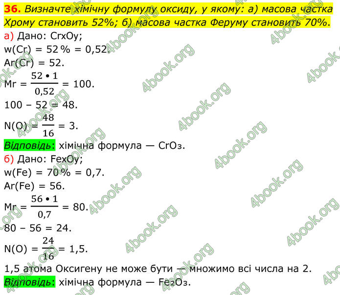 ГДЗ Хімія 8 клас Григорович (2025)