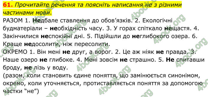 ГДЗ Українська мова 8 клас Заболотний (2025)