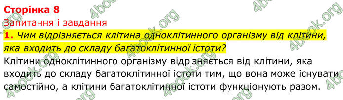 ГДЗ Біологія 8 клас Тагліна (2025)
