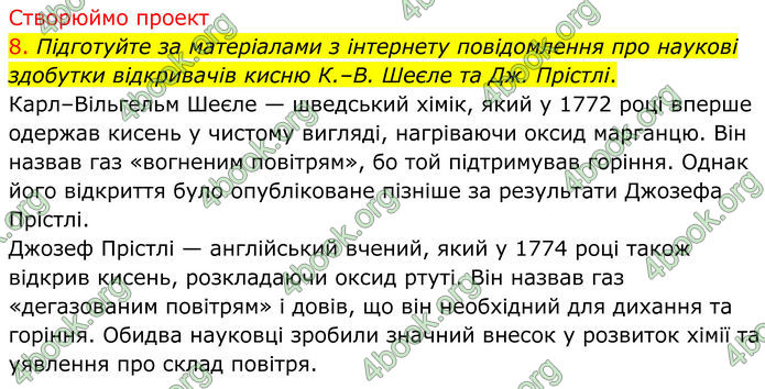 ГДЗ Хімія 8 клас Попель (2025)