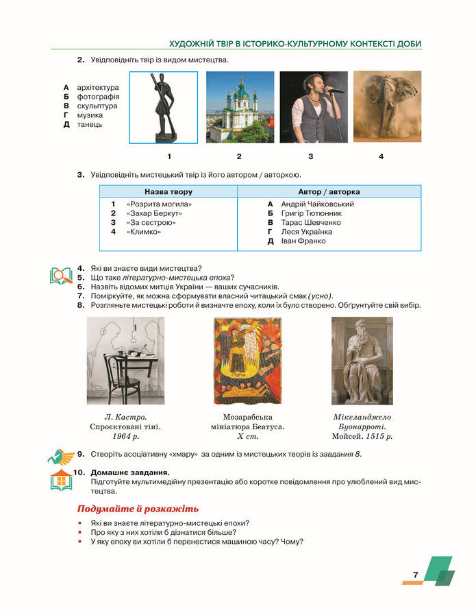 Підручник Українська література 8 клас Авраменко (2025)