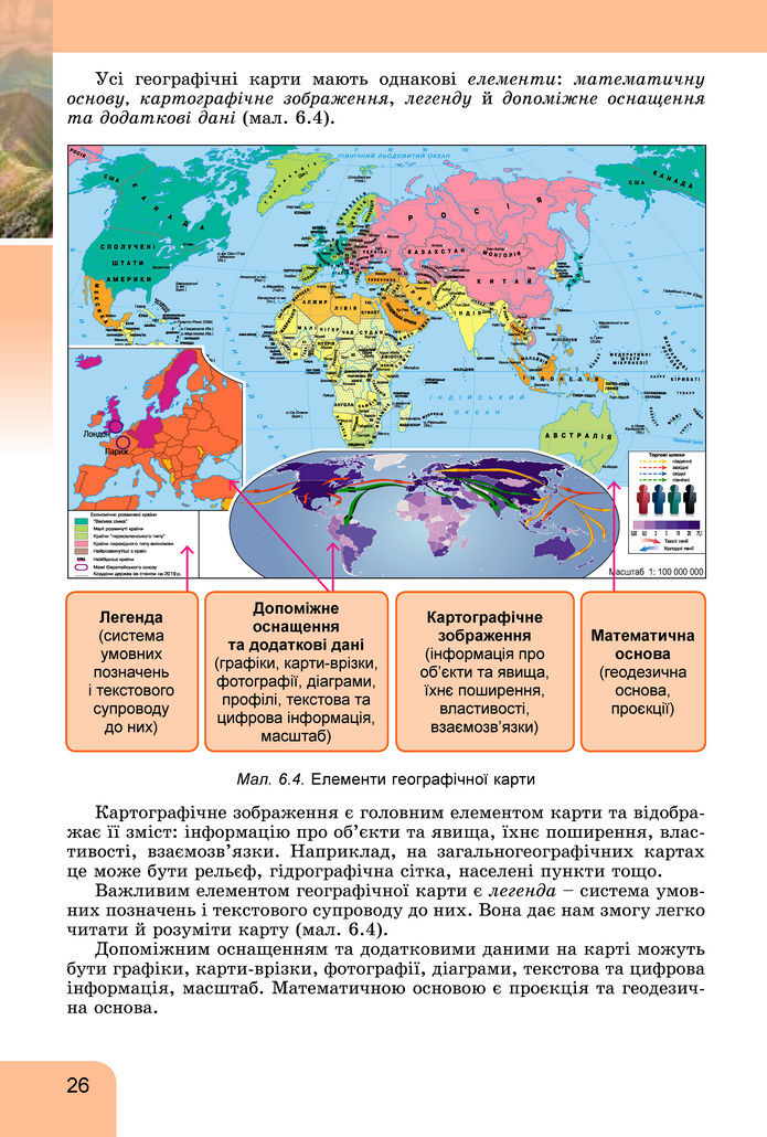 Підручник Географія 8 клас Гільберг (2025)