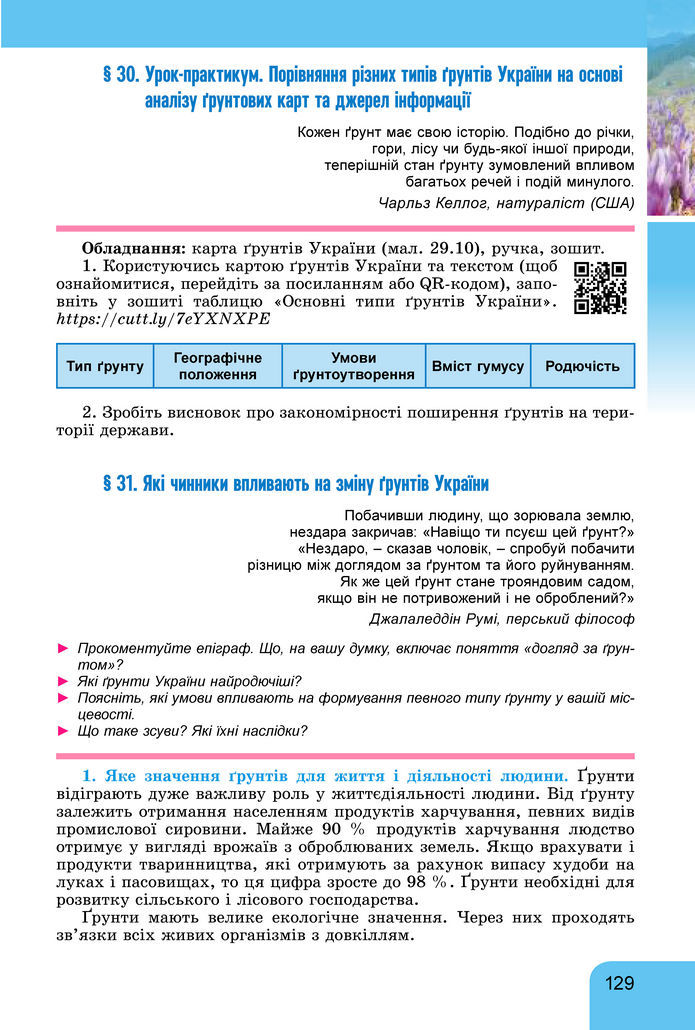 Підручник Географія 8 клас Гільберг (2025)