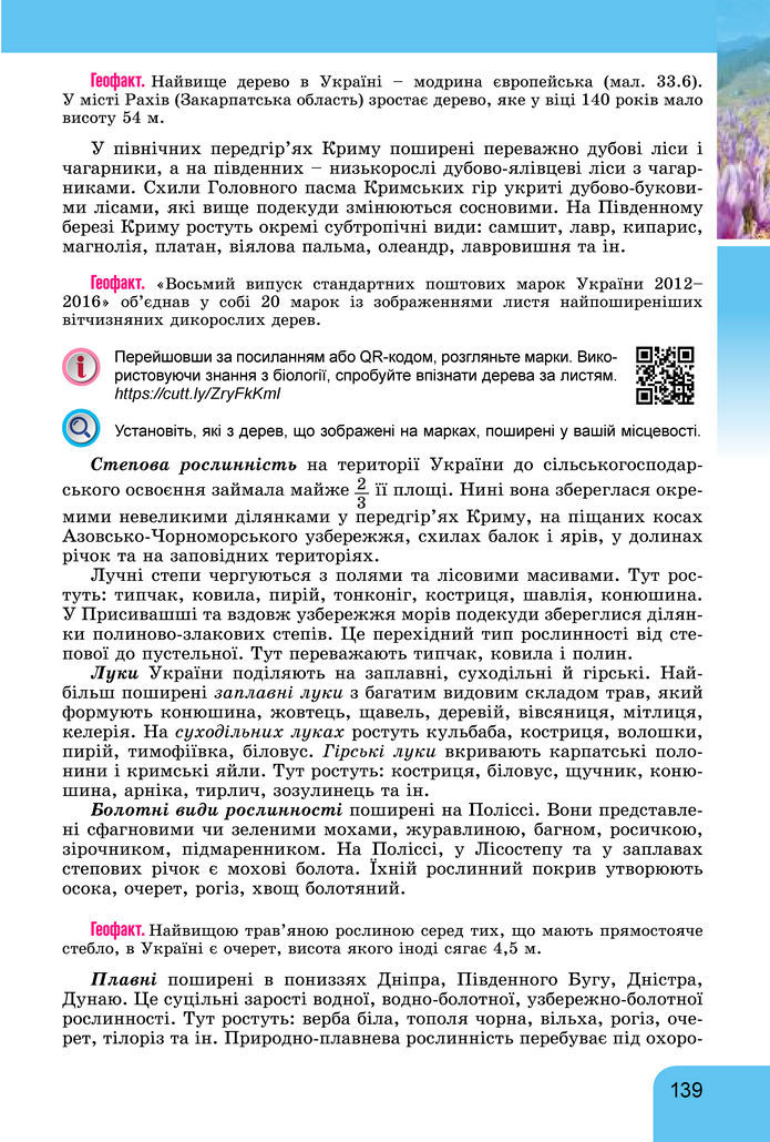 Підручник Географія 8 клас Гільберг (2025)