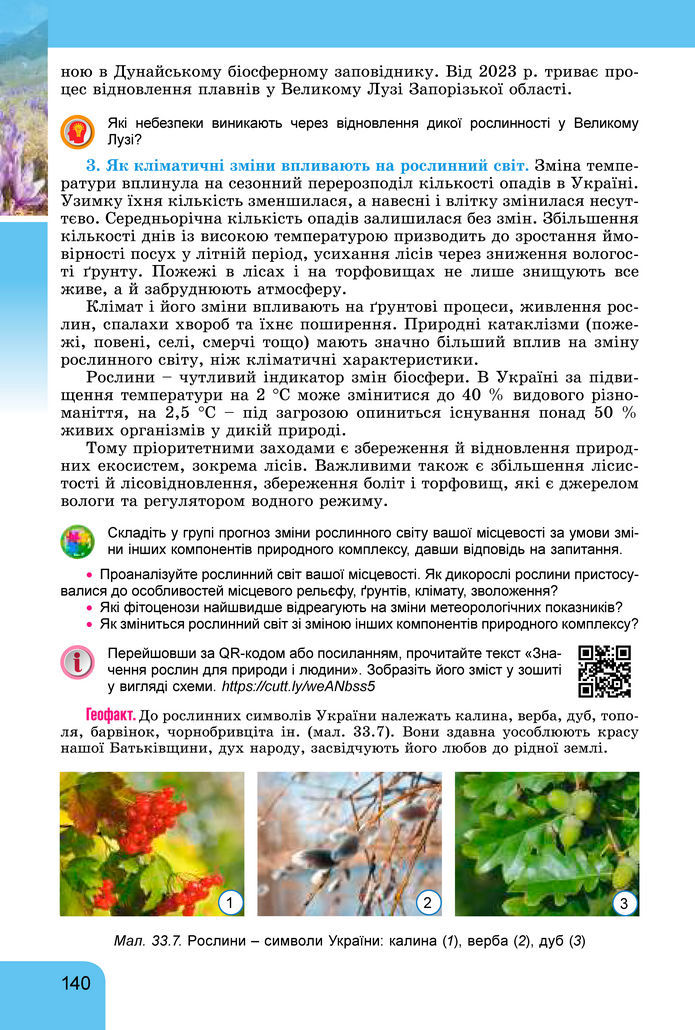 Підручник Географія 8 клас Гільберг (2025)