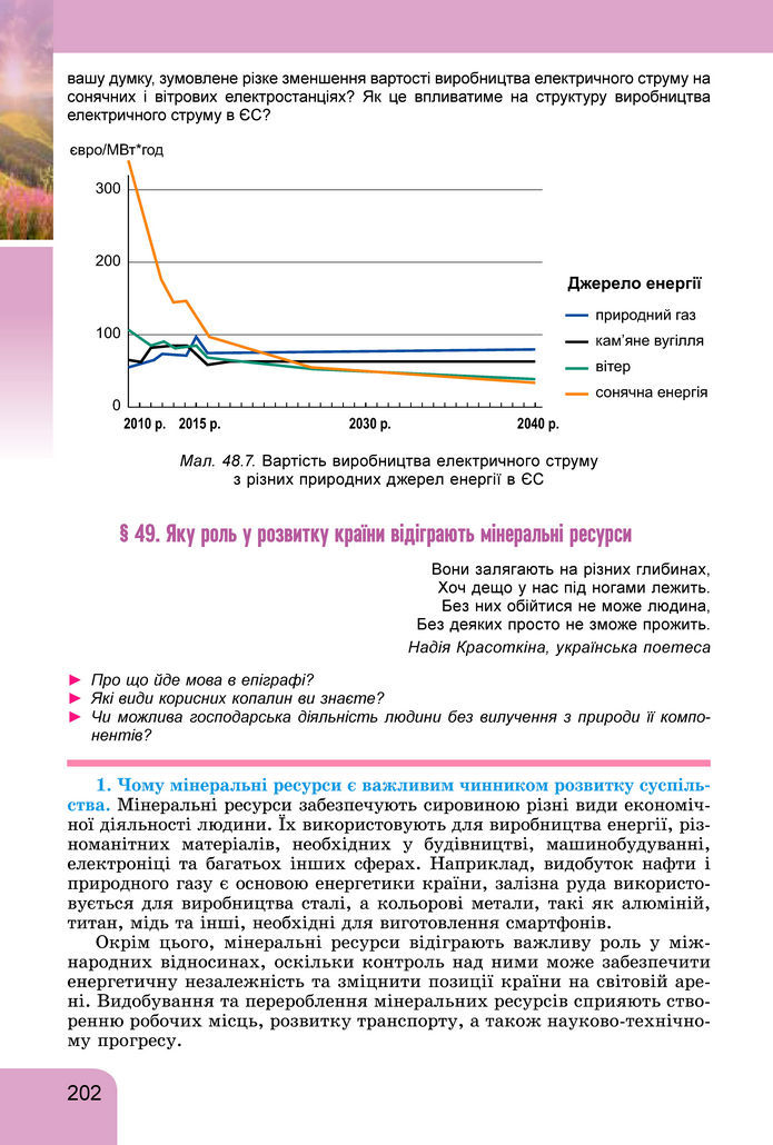 Підручник Географія 8 клас Гільберг (2025)