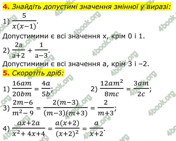 ГДЗ Алгебра 8 клас Істер (2025)