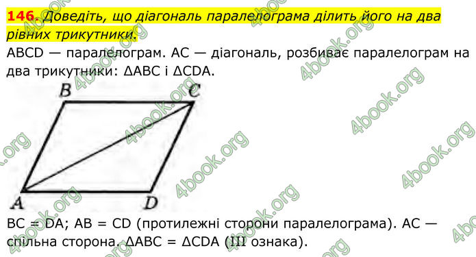 ГДЗ Геометрія 8 клас Бурда (2025)