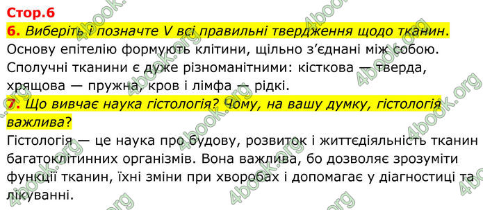 ГДЗ Зошит Біологія 8 клас Тагліна (2025)