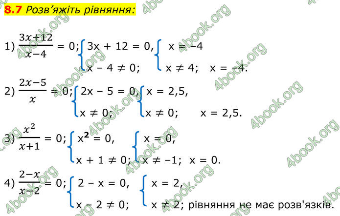 ГДЗ Алгебра 8 клас Істер (2025)