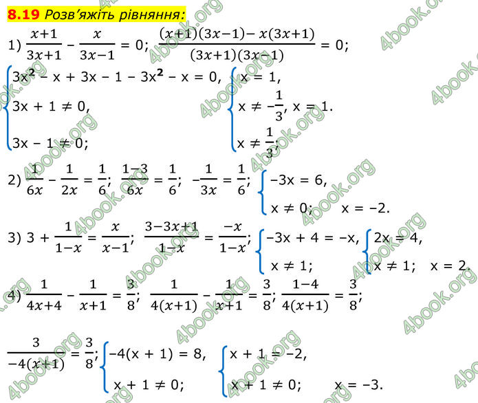 ГДЗ Алгебра 8 клас Істер (2025)