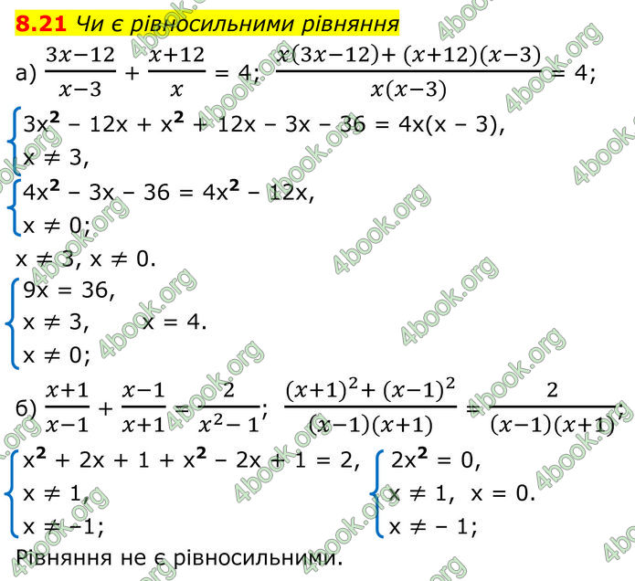 ГДЗ Алгебра 8 клас Істер (2025)
