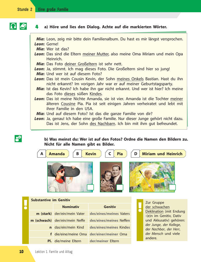 Підручник Німецька мова 8 клас Сотникова (2025) 4 рік