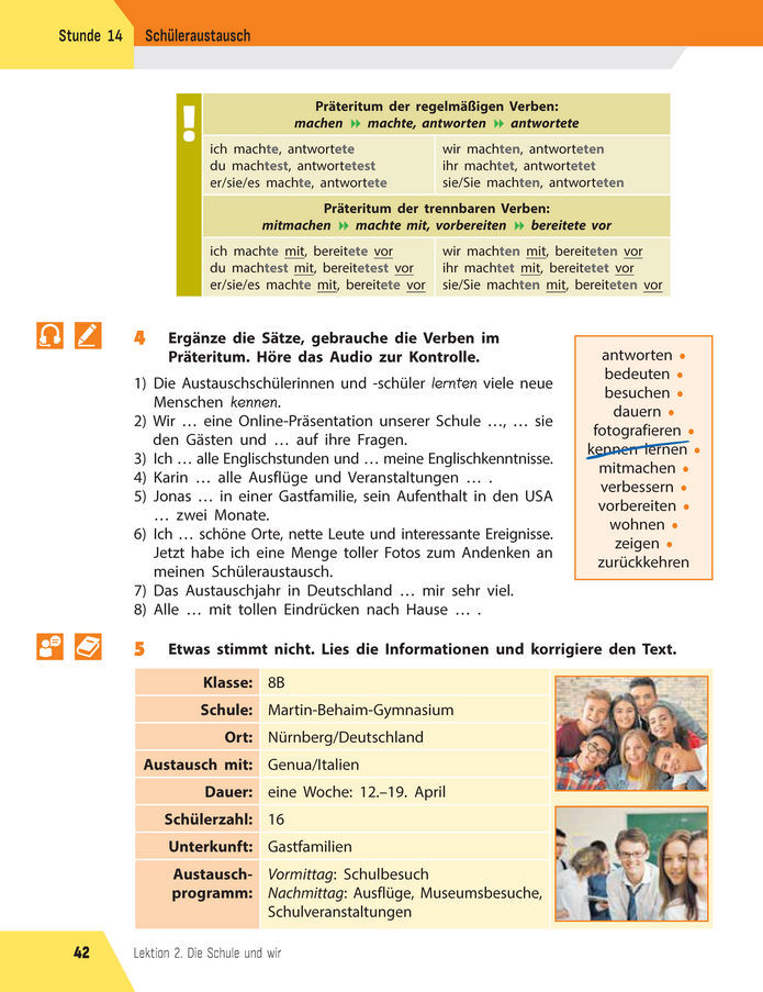 Підручник Німецька мова 8 клас Сотникова (2025) 4 рік