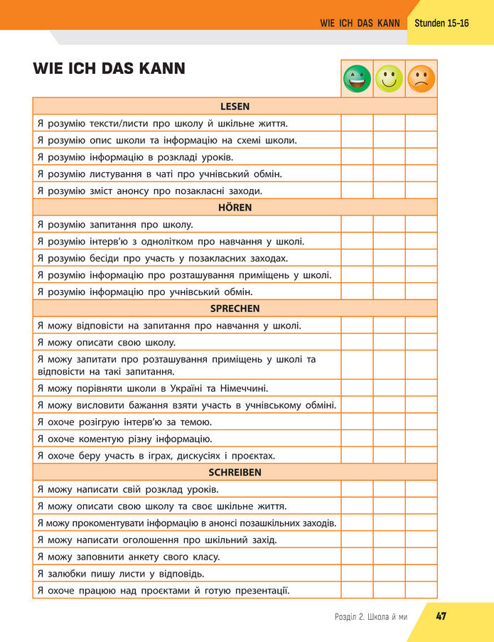 Підручник Німецька мова 8 клас Сотникова (2025) 4 рік