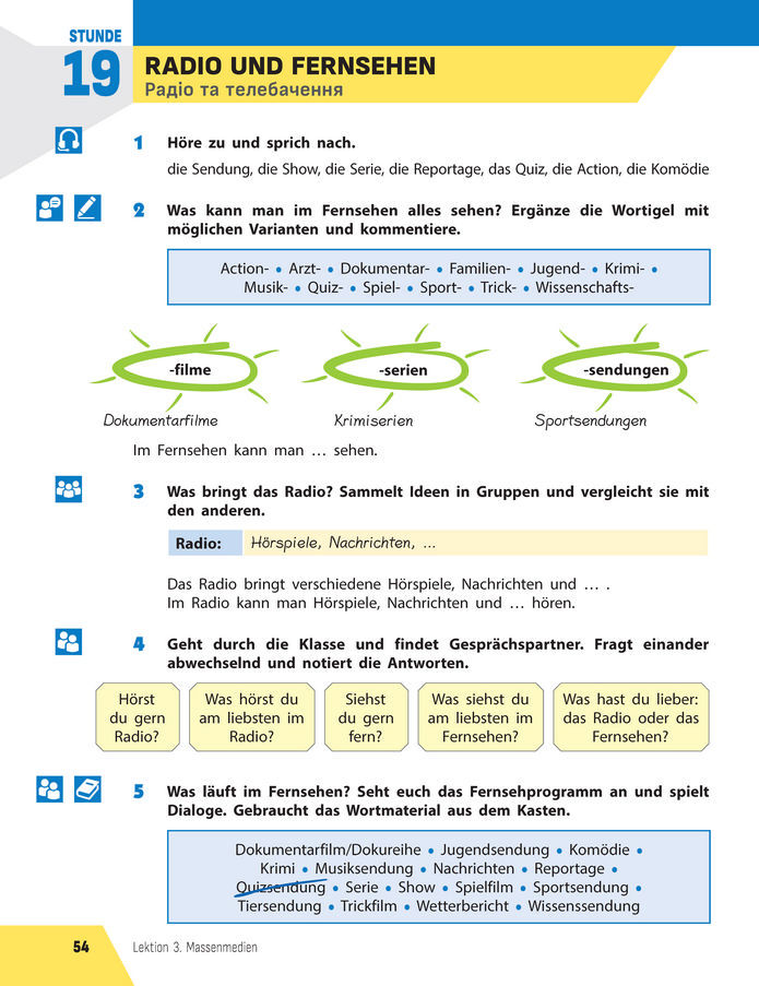 Підручник Німецька мова 8 клас Сотникова (2025) 4 рік