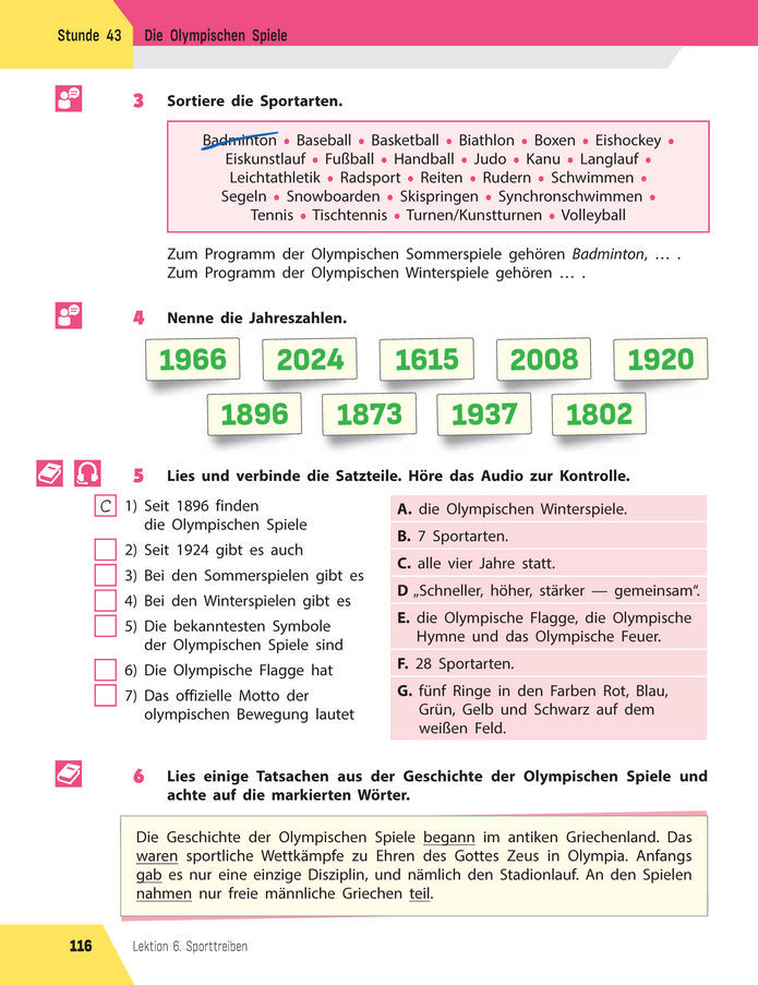 Підручник Німецька мова 8 клас Сотникова (2025) 4 рік