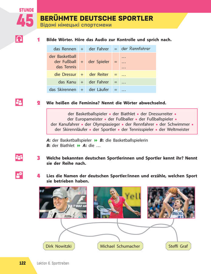 Підручник Німецька мова 8 клас Сотникова (2025) 4 рік