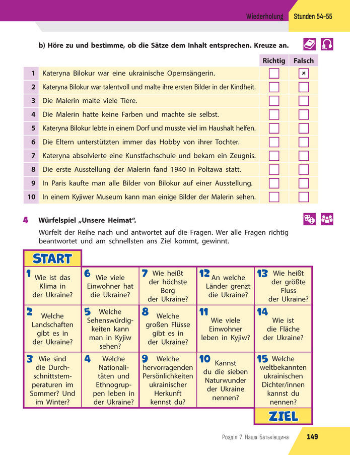 Підручник Німецька мова 8 клас Сотникова (2025) 4 рік