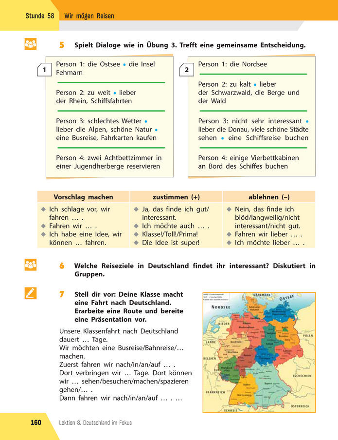Підручник Німецька мова 8 клас Сотникова (2025) 4 рік