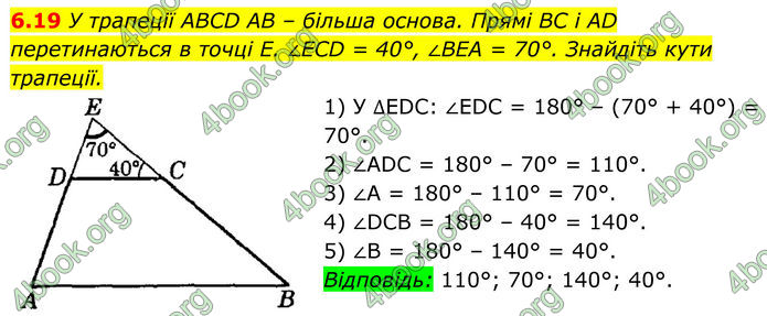 ГДЗ Геометрія 8 клас Істер (2025)
