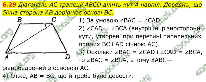 ГДЗ Геометрія 8 клас Істер (2025)