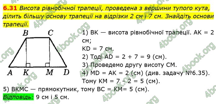 ГДЗ Геометрія 8 клас Істер (2025)